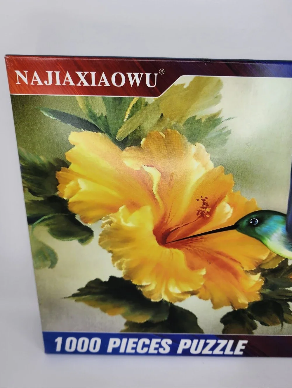 NAJIAXIAOWU Hummingbird 1000-Piece Wooden Jigsaw Puzzle